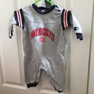 FINAL MARKDOWN Wildcats infant  creeper 3-6 months